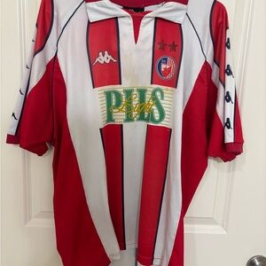Kappa Red Star Belgrade 1998/99 Home Soccer Jersey Size M (READ DESCRIPTION)